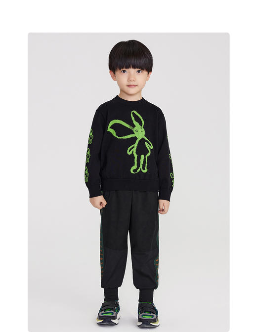 江南布衣婴童 22年春装长袖套头毛衫   1M1330220 商品图7