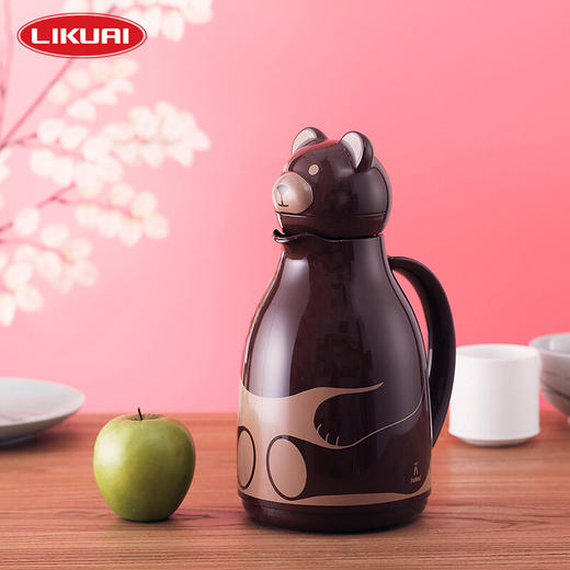 【6F】利快 家用卡通造型保温壶德国进口Helios暖壶热水瓶暖水瓶热水壶暖水壶暖瓶保温瓶1L 英国猫 商品图4
