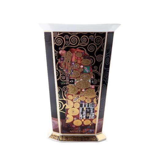 【6F】阿斯蒙迪+德国高宝Goebel进口陶瓷方形小花瓶 商品图0