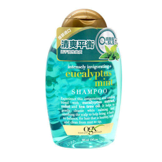 蔻姬丝桉叶薄荷舒缓平衡洗发水385ml 商品图2