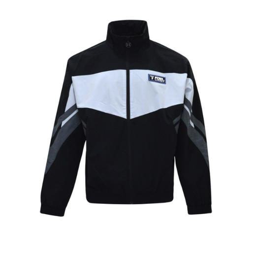 361度男子运动外套拼色新品2022春学生男士立领单夹克552219017A 商品图2