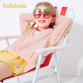 巴拉巴拉儿童外套身高110-180中大童夏装新款男女童防晒上衣连帽时尚-TDS