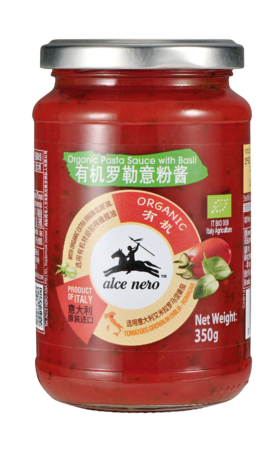 有机尼奥有机罗勒意粉酱（番茄调味酱）350g