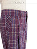 TYNVIE插袋9分萝卜裤-紫格纹 商品缩略图3