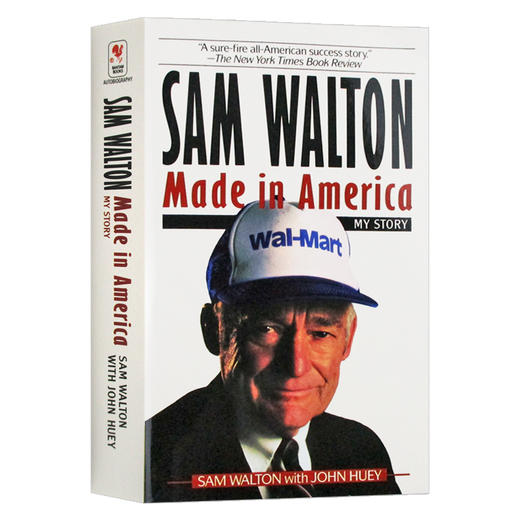 富甲美国沃尔玛创始人山姆沃尔顿自传 英文原版 Sam Walton Made in America 英文版人物传记 刘强东佐斯书单 正版进口英语书籍 商品图1