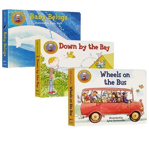 【直播专享·0-4岁】Wheels on the Bus 公车巴士上的轮子 Raffi Songs to Read Boxed Set 3册盒装 英语儿歌绘本 商品图1