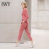 IWY/名媛粉色职业时尚西装套装女设计感珍珠扣优雅商务职业装工作服OL CP11383 商品缩略图3
