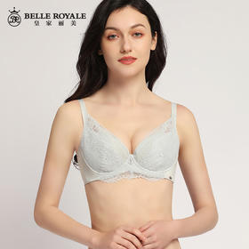 【秒杀品不退不换】皇家丽美唯美浪漫蕾丝记忆钛圈薄款舒适无感文胸WJ908-1