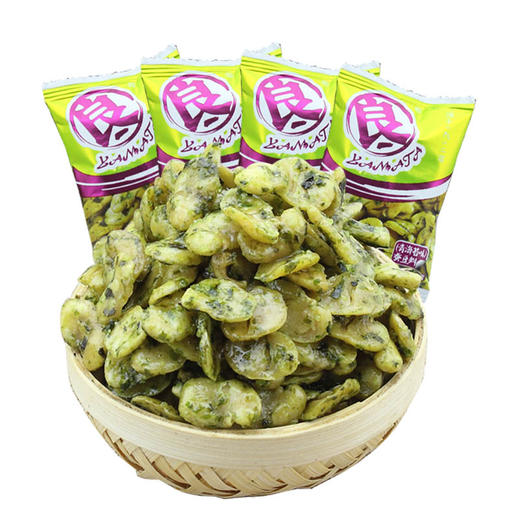 500g14.8元！ 良一 蒜香味豌豆/原味豌豆/综合蚕豆瓣/青海苔味蚕豆瓣 商品图4