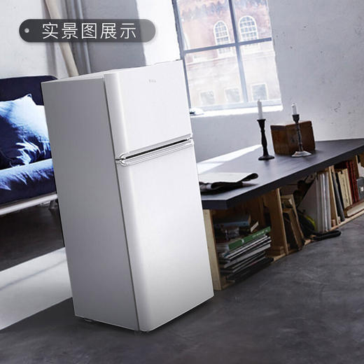 【下单前请先与客服联系】TCL 118升 小型双门电冰箱 LED照明 迷你小冰箱 冰箱小型便捷 节能低音（芭蕾白）BCD-118KA9 商品图4