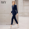 IWY/藏青色高端职业装时尚气质西装职场商务套装售楼部工作服面试正装 CP12123 商品缩略图4