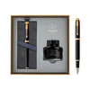 【4F】派克（PARKER）钢笔 签字笔 商务办公送礼 男女生日礼物 学生练字 礼品 IM丽雅黑金夹墨水笔+墨水礼盒 商品缩略图2
