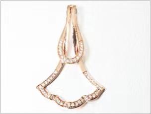 【2F】迪韵18k金钻石项坠（不含链） 商品图0