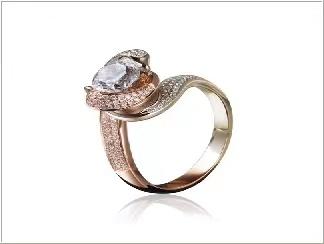 【2F】迪韵18k金钻石女戒 商品图0