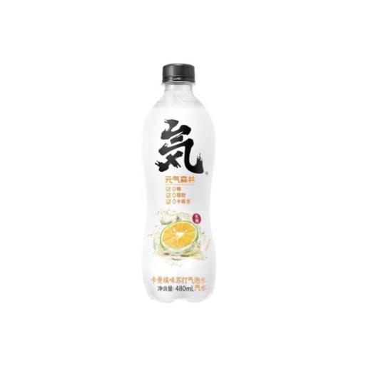 元气森林卡曼橘味苏打气泡水（汽水）480ml 商品图0