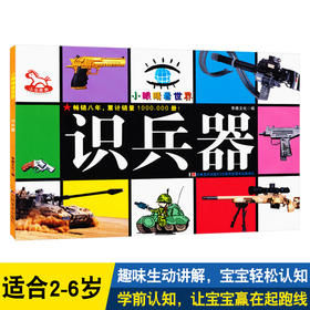 小眼睛看世界 识兵器 小马奔奔 0-1-2-3-4-5-6-7岁幼儿启蒙认知丛书 彩图识兵器 宝宝识兵器 儿童识兵器宝宝认识物品早教卡片