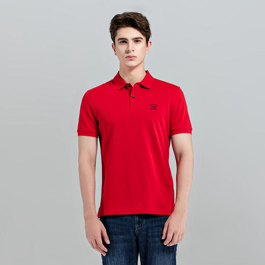 GOOD LUCK/德鲨弹力棉质多彩净色休闲舒适短袖T恤LY13138 商品图10