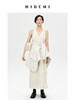 HIDEMI 褶皱工艺极简露背设计感连衣裙 商品缩略图0