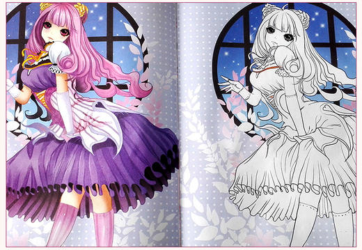 梦幻公主涂画本 香水公主儿童画画书入门美少女涂色书填色本 幼儿园小学生绘画公主书画册 2-3-6-7岁幼儿涂鸦 绘画启蒙初学者女孩 商品图2