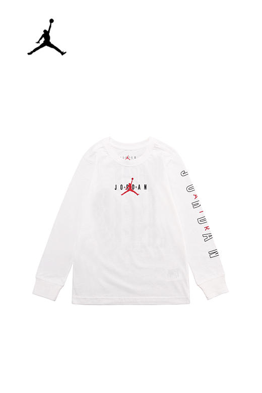 AIR JORDAN男童AJ乔丹春新纯棉休闲薄款长袖打底T恤衫JD2212014 商品图4