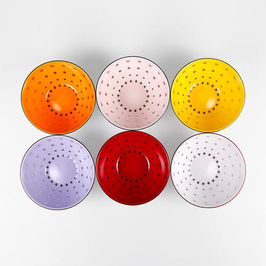 【6F】利快水果蔬菜沙拉碗意大利进口创意小吃碗幻影波点碗 商品图3