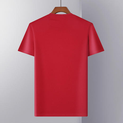 【舒适纯棉】罗蒙男士t恤柔软透气简约休闲百搭通勤上班短袖圆领t恤 商品图1