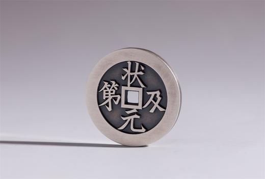 矩德泉坊 纯银手作 状元及第背福禄 吉祥钱381 商品图5