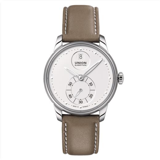宇联（UNION GLASHÜTTE）德国手表赛丽丝系列小牛皮女士白色小秒针机械腕表 D013.228.16.011.00 商品图0