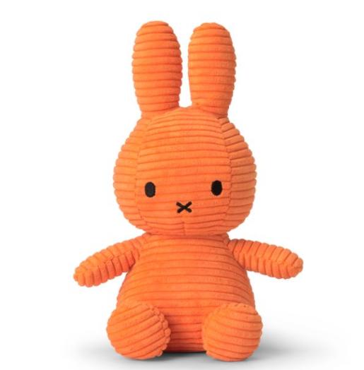 荷兰Miffy米菲兔灯芯绒橘色23cm 商品图0