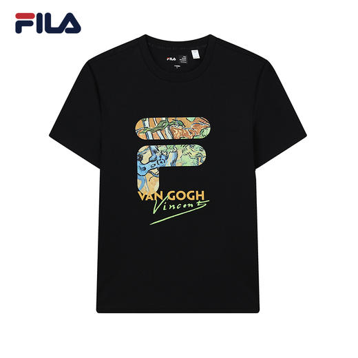 FILAx 梵高博物馆男士短袖T恤2022年夏季新款运动上衣F11M228111F 商品图5
