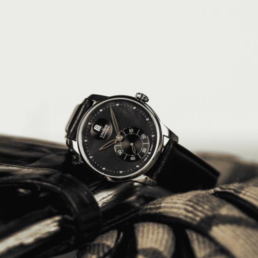 宇联（UNION GLASHÜTTE）德国手表 赛丽丝系列 女士黑色小秒针自动机械腕表D013.228.16.121.00 商品图2