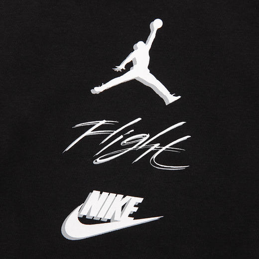 乔丹童衣春新男女儿童毛圈连帽百搭休闲卫衣JD2212113 商品图2