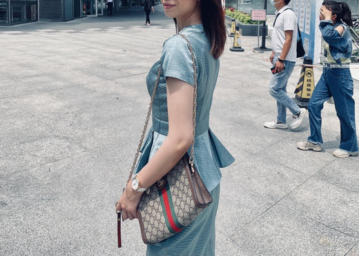 孤品 J9283564 “琉璃”连衣裙 重工金丝线面料 精致 贵气颈袖添香不退可换 商品图10