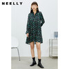 NEELLY纳俪气质立领系带碎花连衣裙2022新款春夏泡泡袖中长裙韩版N22031Y01136 商品缩略图3