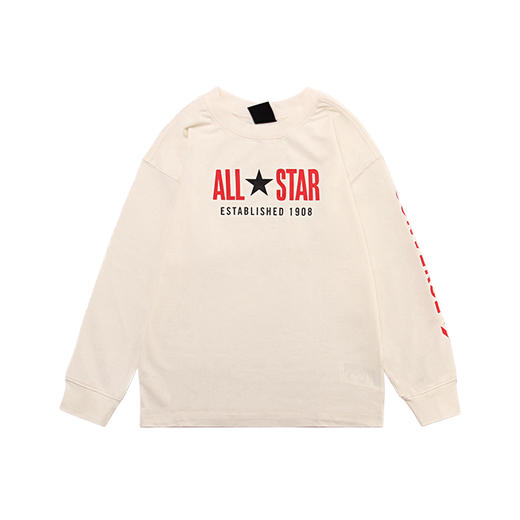 Converse/匡威童装春男童打底衫休闲纯棉百搭长袖T恤CV2212143 商品图0
