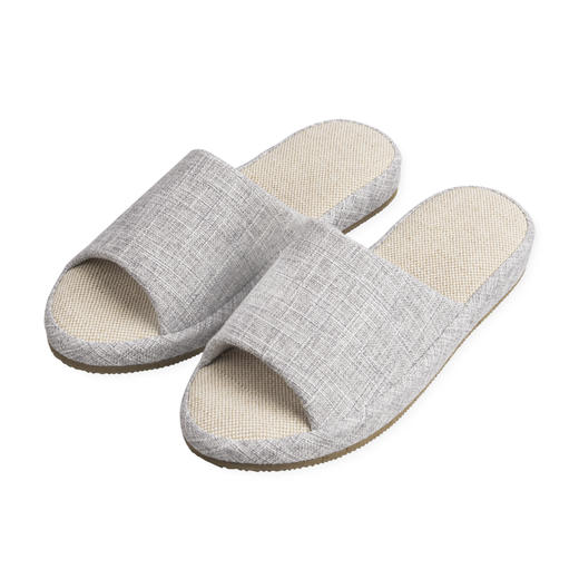 【黄麻底拖鞋】黄麻底拖鞋夏季凉拖鞋纯色棉麻家居拖鞋防水底拖鞋新 商品图3