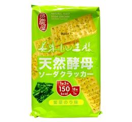 多庆屋紫菜味/芝麻味/黑大豆黑芝麻味苏打饼干540g/包