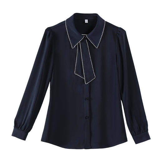 2022春装新款别致设计感小众轻熟长袖衬衣  TR-LXH89028 商品图4