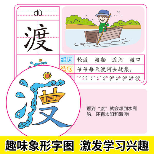 【全6册】幼儿学前识字大王3000字幼小衔接一日一练幼儿园大班中班小班一年级3-4-5-6岁幼升小看图识字神器儿童启蒙早教认字书教材 商品图4