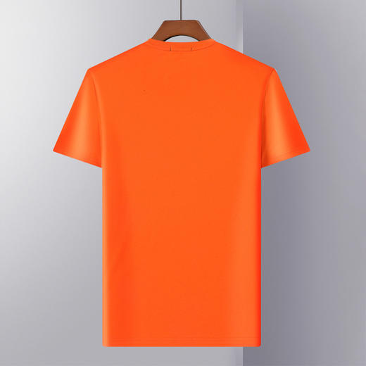 【全棉透气】罗蒙男士t恤简约休闲舒适柔软通勤百搭经典圆领短袖t恤 商品图5