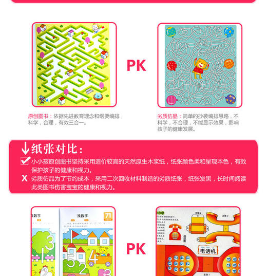 小小孩潜能开发丛书-迷宫5-6岁② 儿童益智早教潜能开发书籍 幼儿园用书亲子学前小孩学习书籍 商品图4