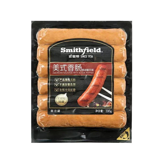 Smithfield美式香肠 黑胡椒味 396g 商品图0