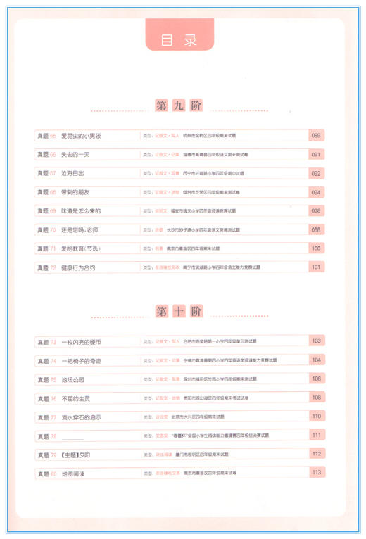 2020小学语文阶梯阅读真题80篇四年级部编版小学语文阅读同步训练名校真题名师点拨4四年级语文课外阅读阶梯训练小学4年级阅读理解 商品图1