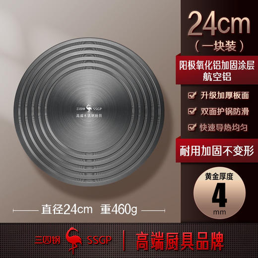 德国SSGP 厨房煤气灶导热板燃气灶护锅导热盘 家用解冻板解冻盘 商品图0