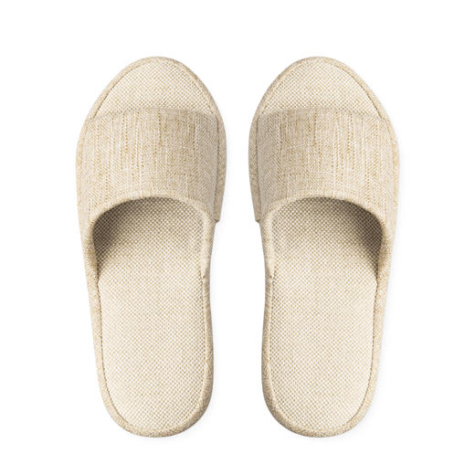 【黄麻底拖鞋】黄麻底拖鞋夏季凉拖鞋纯色棉麻家居拖鞋防水底拖鞋新 商品图8