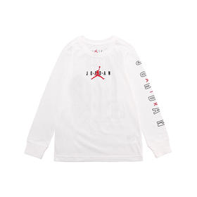 AIR JORDAN男童AJ乔丹春新纯棉休闲薄款长袖打底T恤衫JD2212014