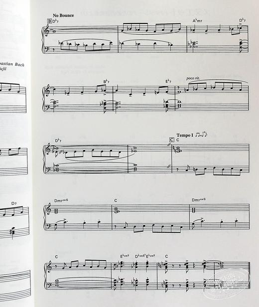 预售 【中商原版】钢琴谱 藤井英一爵士乐Bach in Jazz 日文原版 ピアノソロ 藤井英一のバッハ.イン·ジャズ 商品图5