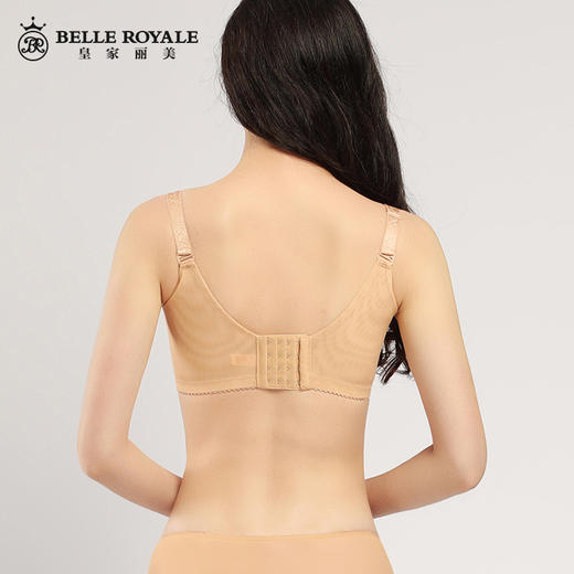 【秒杀品不退不换】皇家丽美WW1818-1薄款无钢圈托胸款文胸大胸显小内衣 商品图3