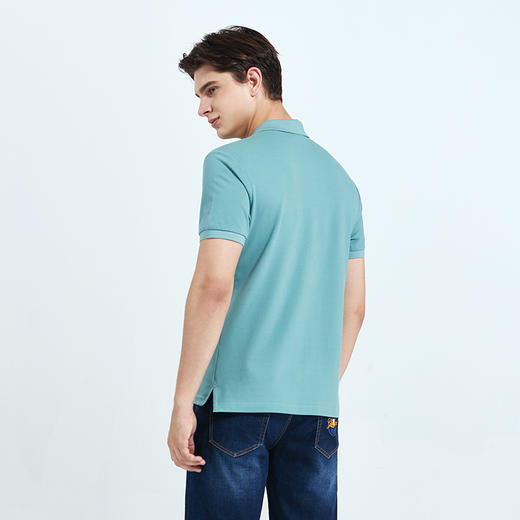 GOOD LUCK/德鲨弹力棉质多彩净色休闲舒适短袖T恤LY13138 商品图14