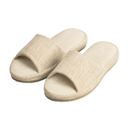 【黄麻底拖鞋】黄麻底拖鞋夏季凉拖鞋纯色棉麻家居拖鞋防水底拖鞋新 商品图2